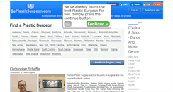 Desktop Screenshot of goplasticsurgeon.com